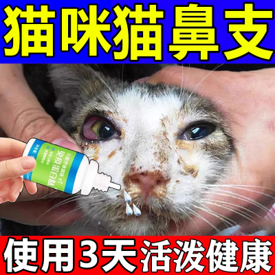 猫鼻支专用药宠物打喷嚏流鼻涕猫咪感冒鼻炎鼻塞增强免疫营养液