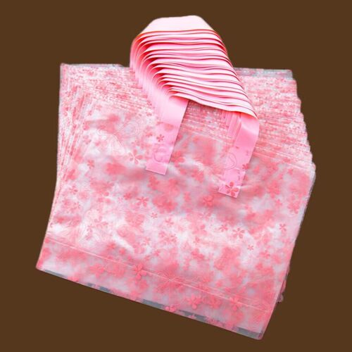 服装店透明手提袋礼品包装衣服批发礼物做打包带定制logo塑料袋子