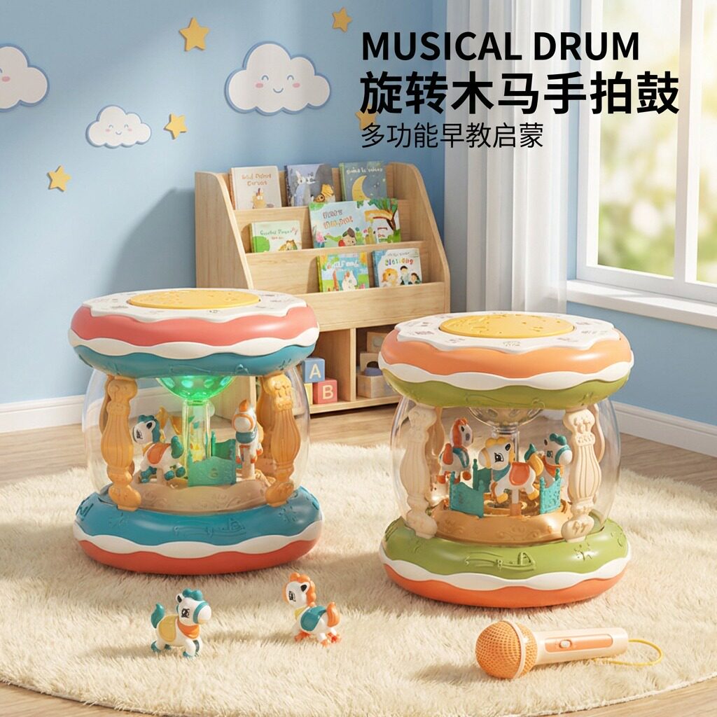 2026新款儿童音乐手拍鼓玩具礼物