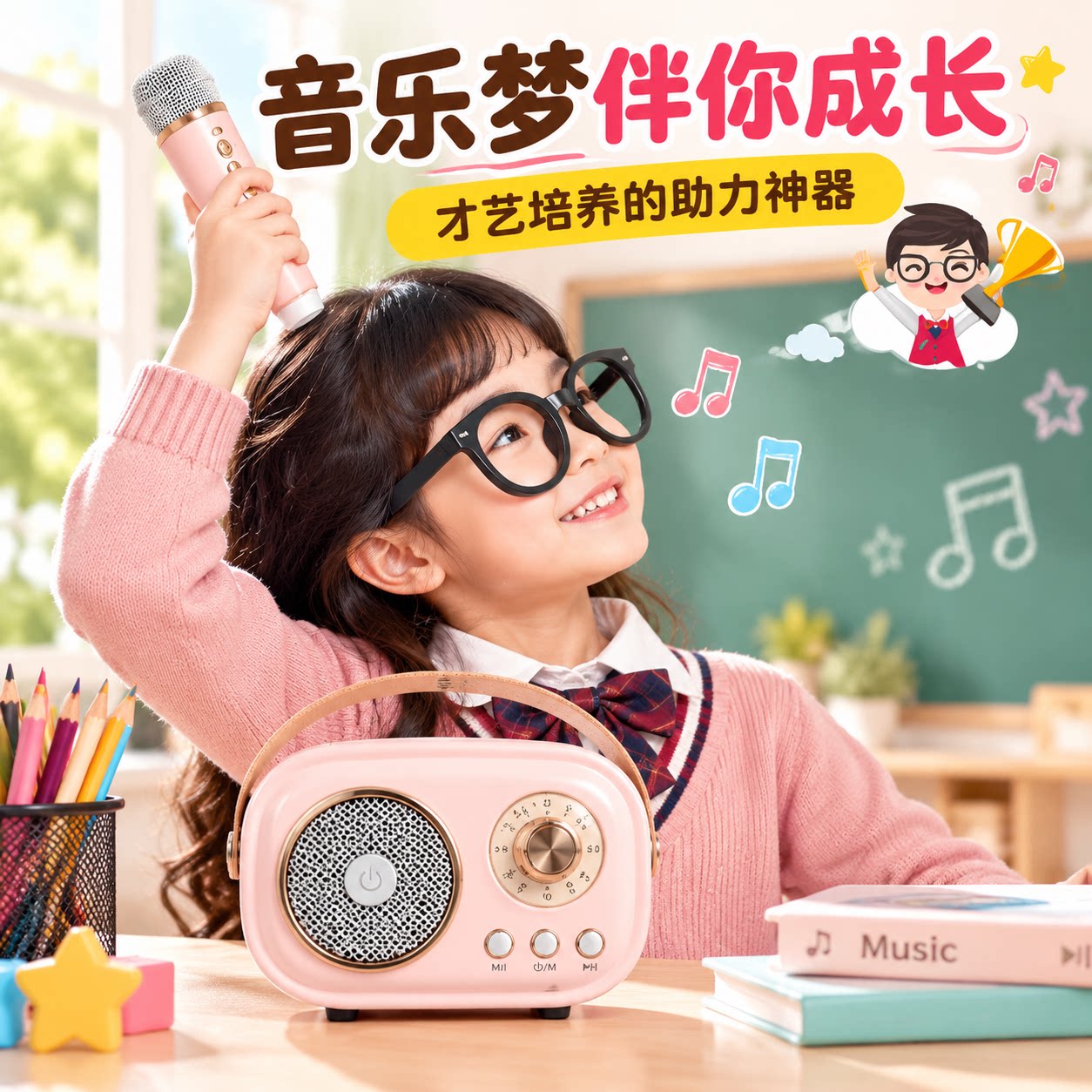 儿童舞台表演家用麦克风话筒玩具