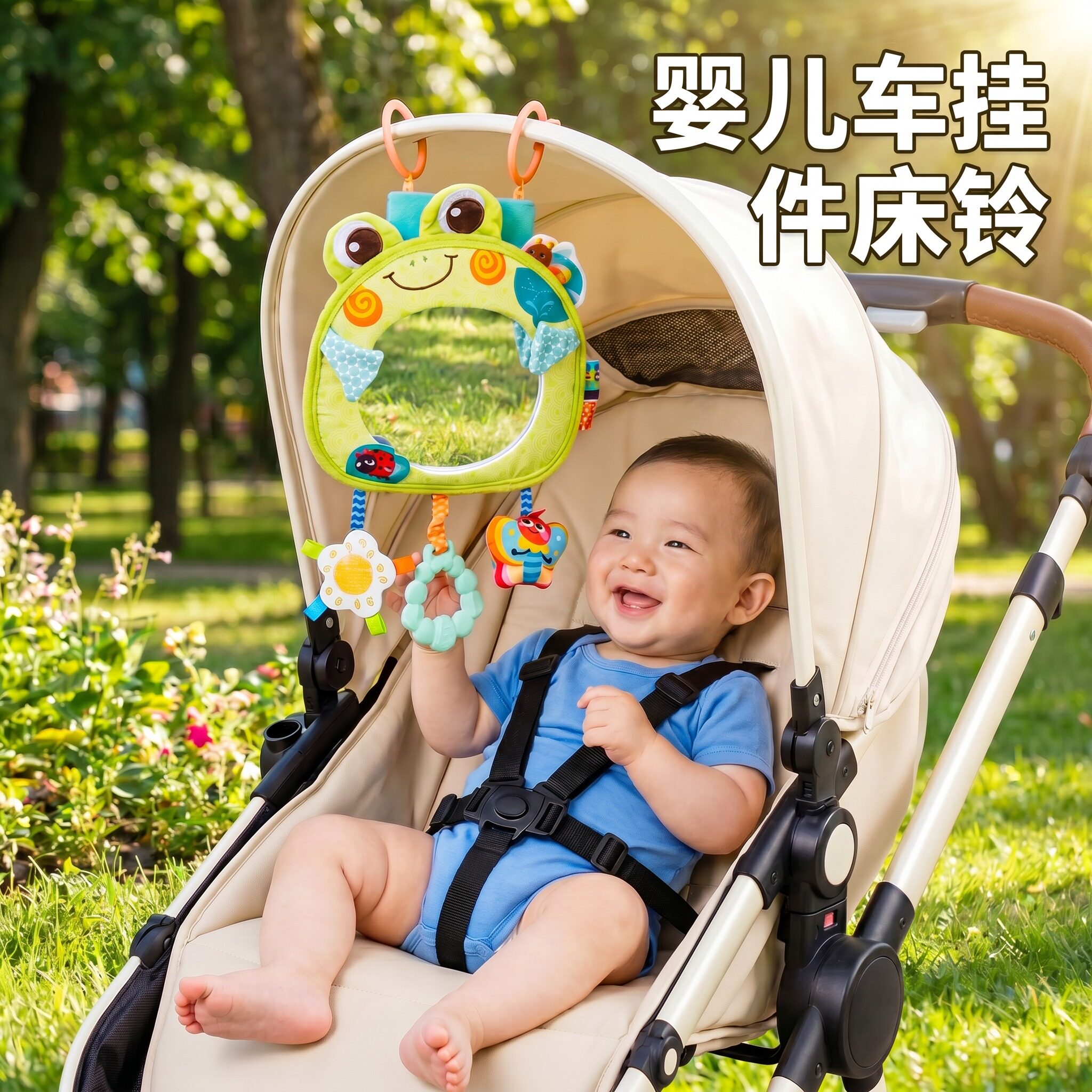 婴儿多功能哄娃神器床铃玩具挂饰