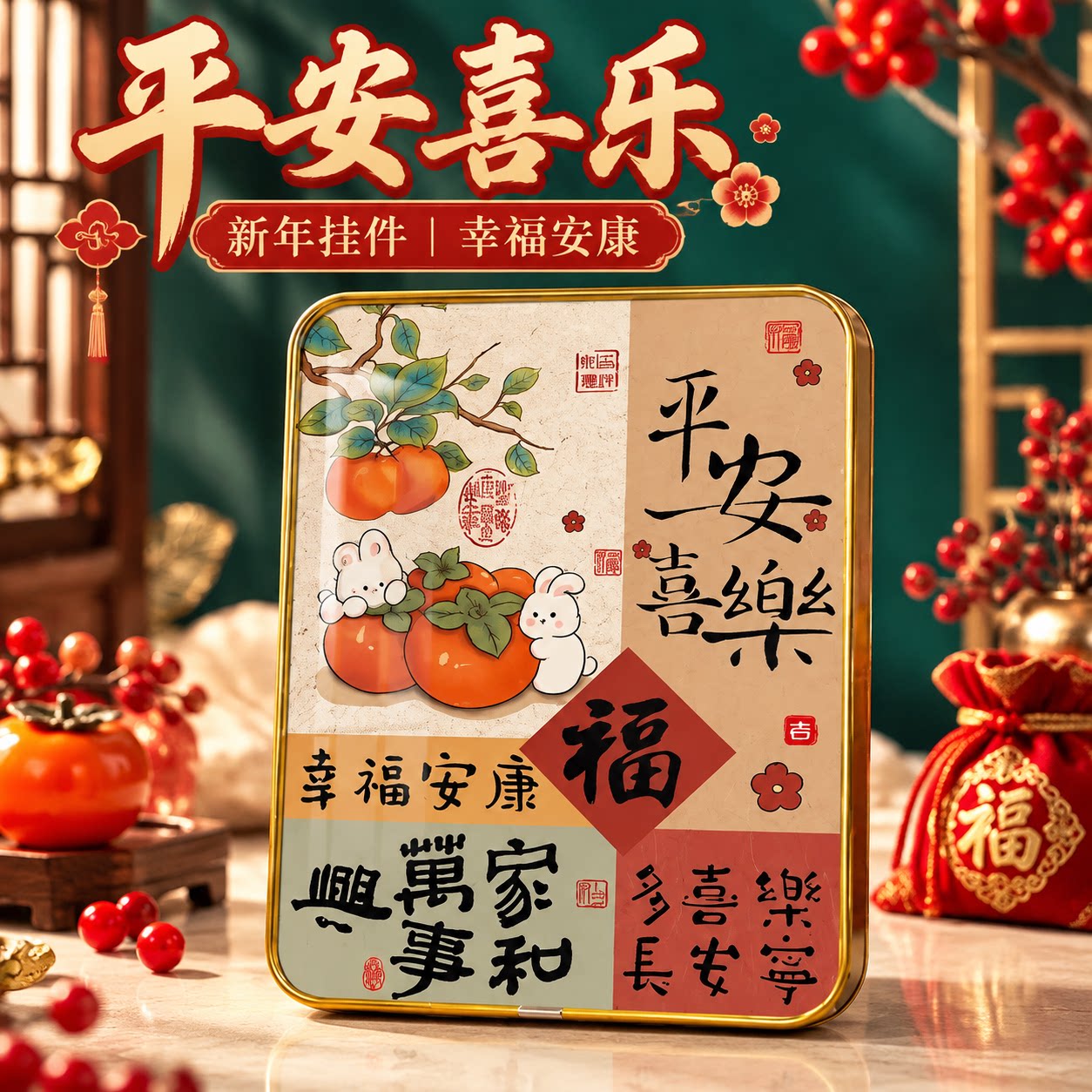 新年摆件用品乔迁之喜搬家新房装饰礼物必备仪式桌面客厅实用礼品