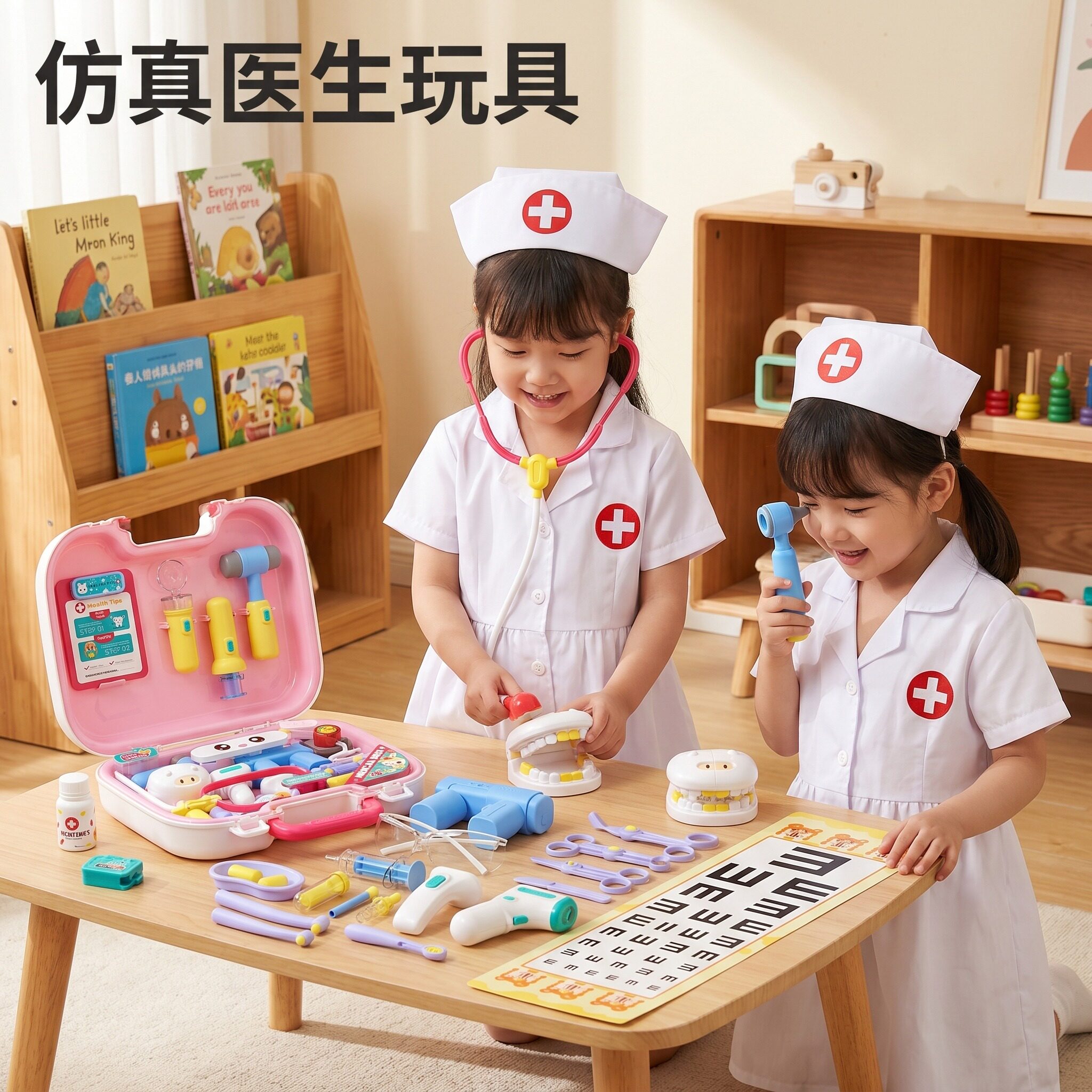 2026新款仿真医生玩具手提箱套装