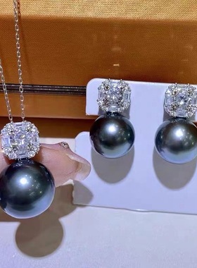 日系coss koko法式经典珍珠耳环年新款百搭气质银单颗正圆珍珠