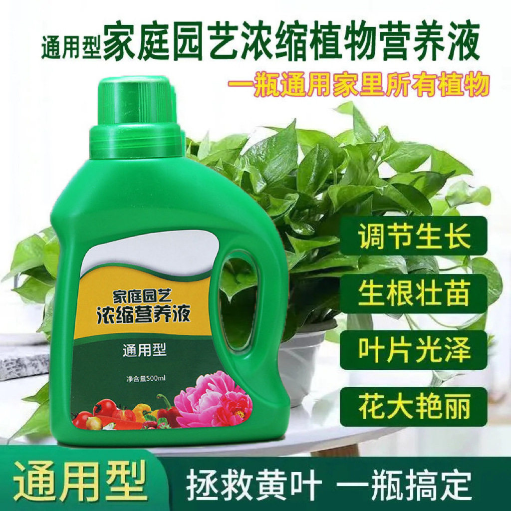 通用植物营养液 花卉肥料土培水培多肉绿萝叶面肥 有机液体肥