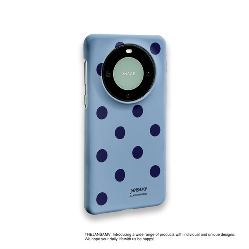 ins风格波点简约适用华为mate70pro手机壳mate80/60/50/P60韩国涂层半包硬壳pura70原创新款art/pura70ultra