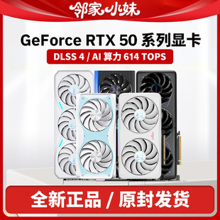 邻家小妹 全新 GeForce RTX 50系星云雪狐星舰双风扇三风扇显卡