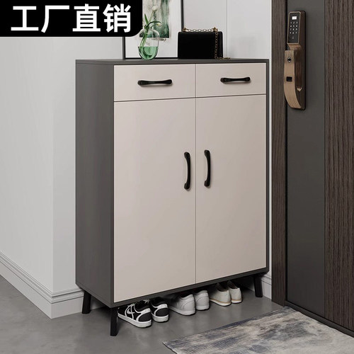 鞋柜家用门口入户玄关柜一体新款2024爆款多层储物柜子大容量楼道