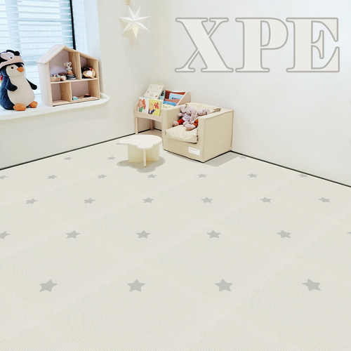 夏季裸肤感爬爬垫拼接式