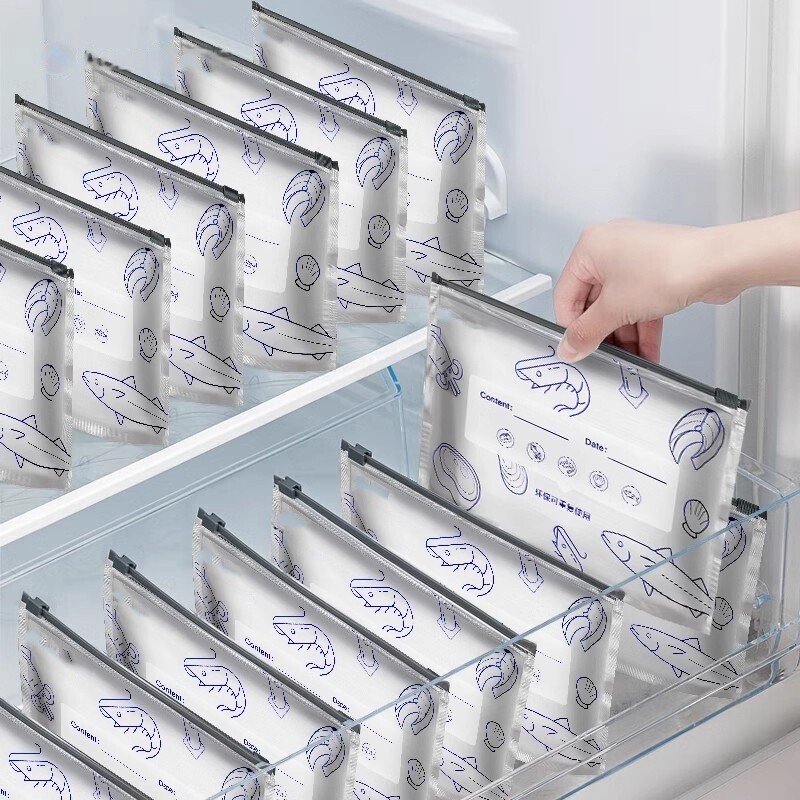 日本抗菌铝箔保鲜袋食品级加厚密封家用拉链式冰箱专用可冷冻食物,餐饮具,保鲜袋,淘宝优惠券,粉丝福利购,淘宝优惠卷