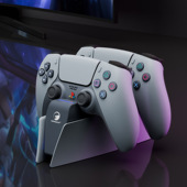 HONCAM 手柄 适用索尼ps5原装 ps5手柄座充 ps5充电座手柄充电底座支架无线手柄充电器手柄座ps5配件双座充