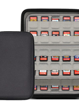 适用于switch OLED游戏卡收纳包switch lite卡包任天堂SD卡NS大容量卡带盒收纳盒80卡