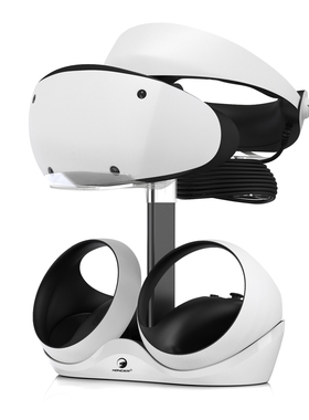 HONCAM正品PS5VR2眼镜收纳充电底座充电器PSVR2充电底座手柄支架头盔收纳支架氛围灯