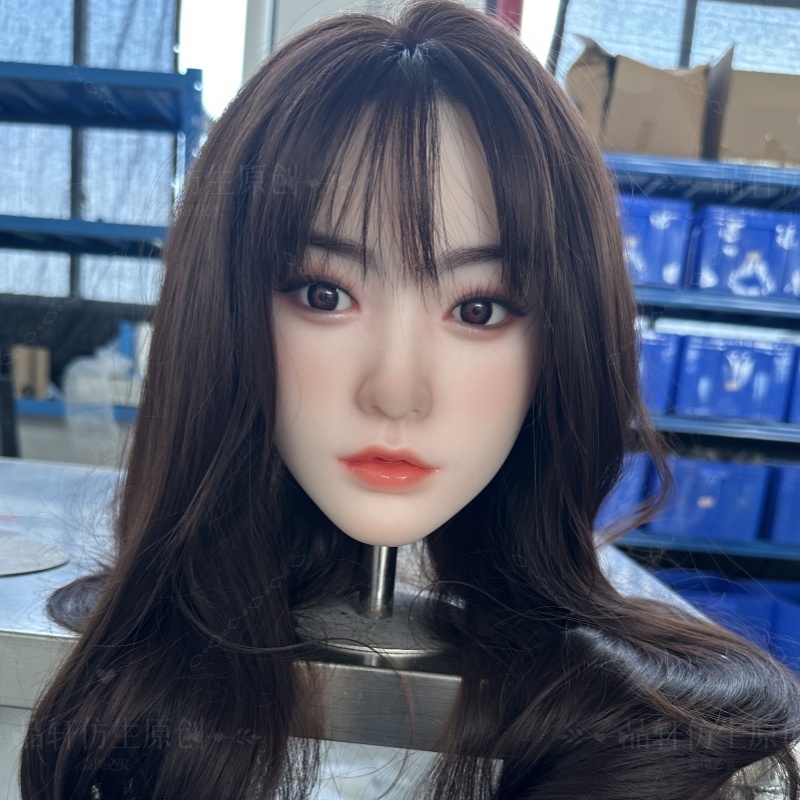 雕蜡工艺BJD硅胶模特头仿生头雕