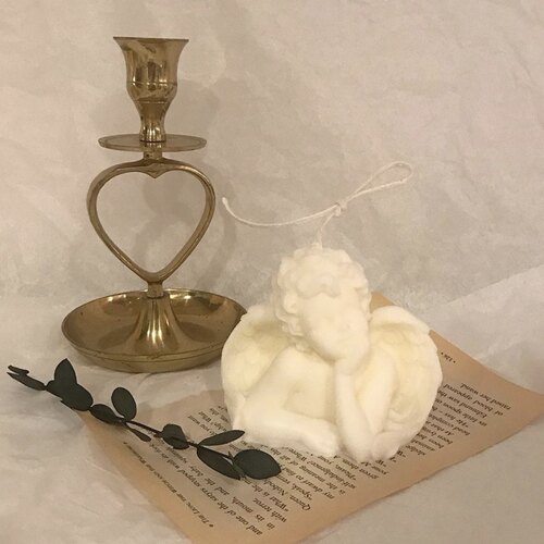 ins拍照道具天使宝宝蜡烛家居摆件婚庆伴手礼节日礼物宴会蜡烛