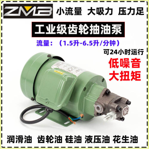 机床润滑泵摆线泵液压油齿轮油