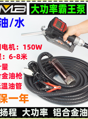 新款抽水泵12V柴油抽油泵大流量24V自吸小型潜水泵220V电动抽水泵