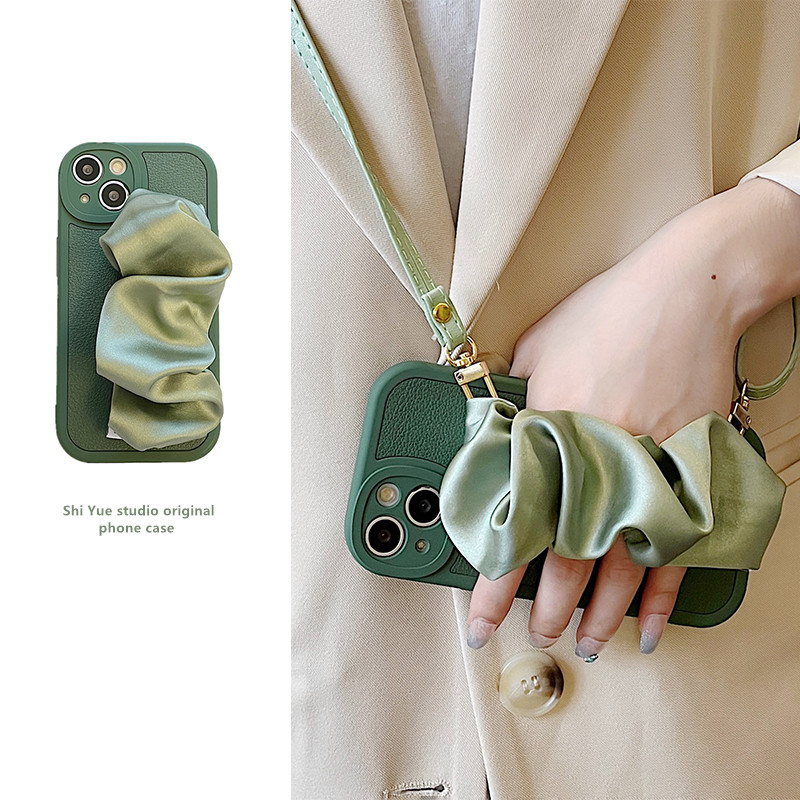 适用华为nova11pro手机壳nova9褶皱丝绸腕带nove8斜挎挂绳nova7可背带6se高级感nova10女9se夏季新款防摔5i软