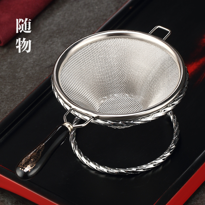 304不锈钢茶漏茶滤功夫茶具配件