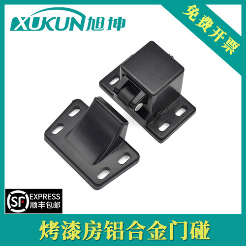 汽车烤漆房黑色铝门天地压力