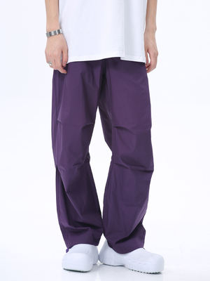 阔腿伞兵裤工装裤夏季