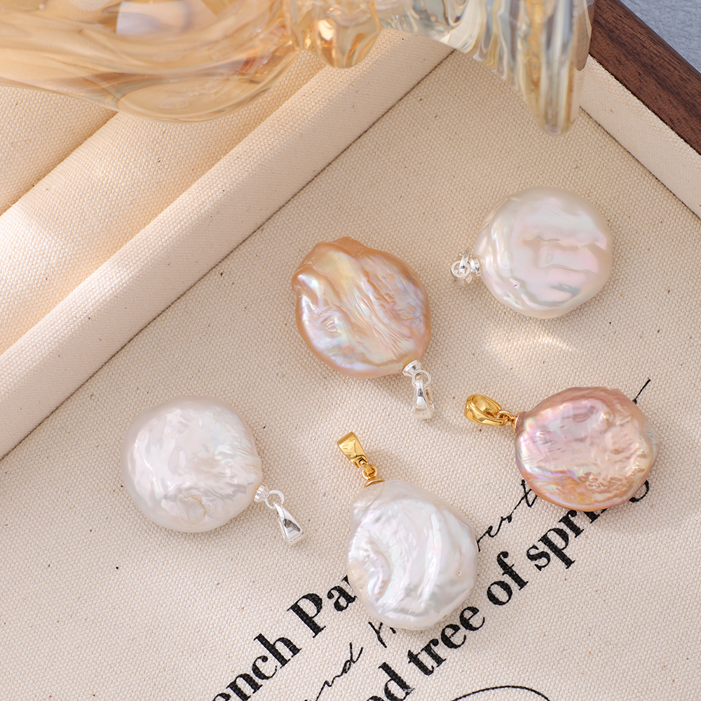 天然淡水珍珠巴洛克珠宝项链吊坠