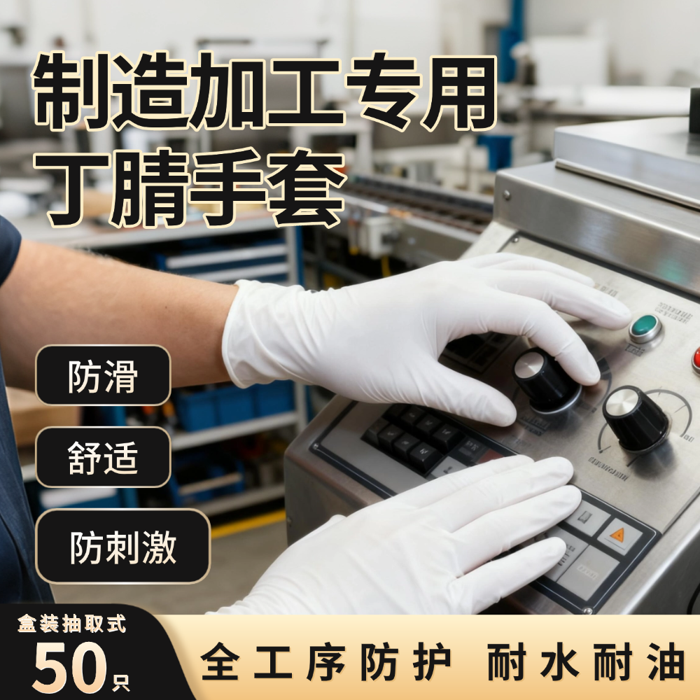 一次性丁腈手套耐磨制造加工专用