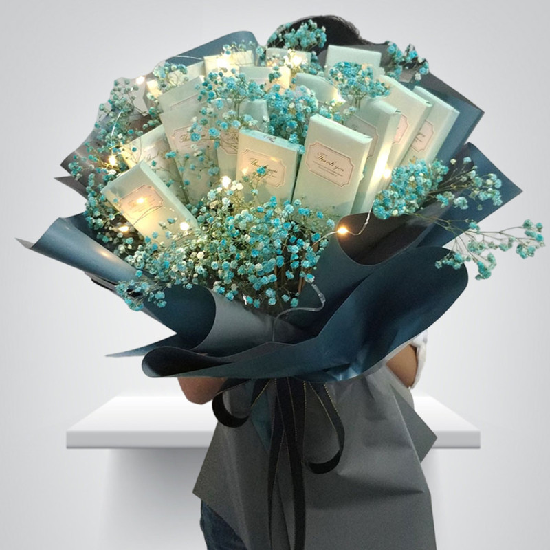 520网红香烟花束diy材料包装纸套装创意手工自制生日礼物送男友