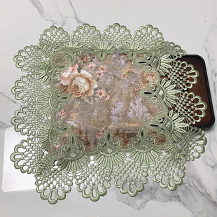 复古怀旧万能盖巾小方巾盖布欧式多用盖巾茶盘茶具防尘盖布家用