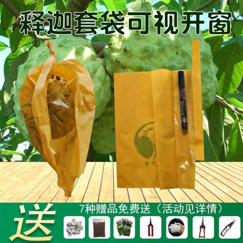 莲雾袋释迦套袋专用袋释迦果袋水果套袋侧开可视芒果套袋葡萄袋子