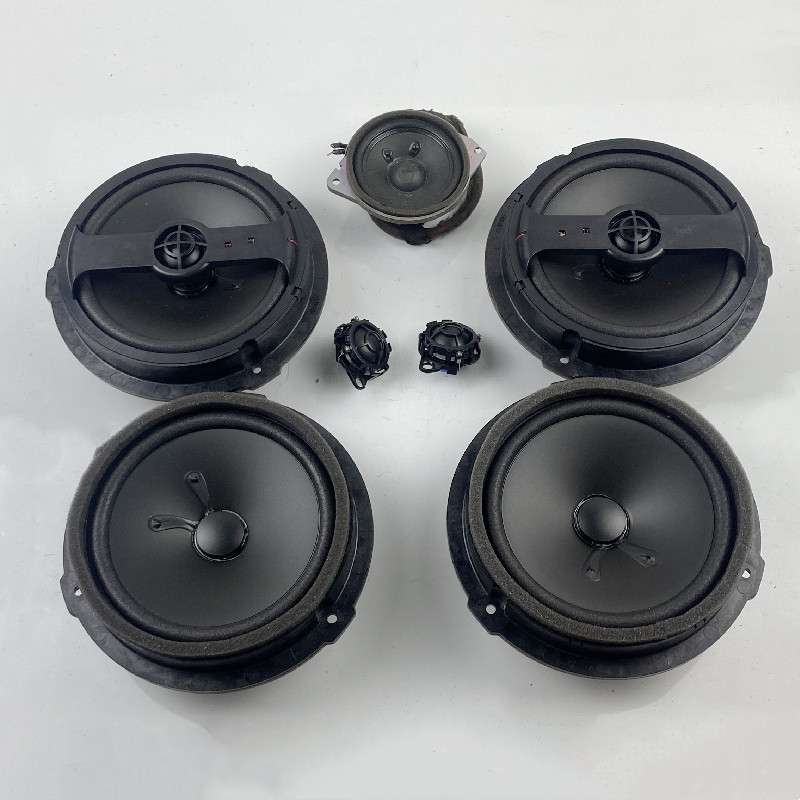 拆车6.5寸汽车音响高中低音同轴套装车载拆机重低音全频音响喇叭