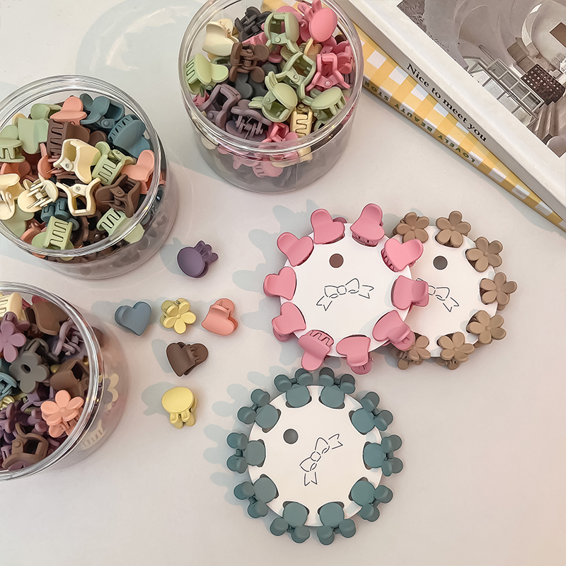 花朵迷你五彩小抓夹发卡头饰