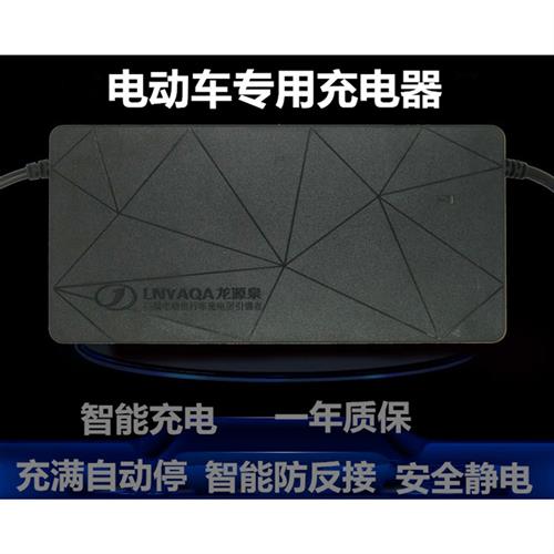 龙源泉二代智能电动车充电器48V60V72伏适用于各种电瓶车三轮车