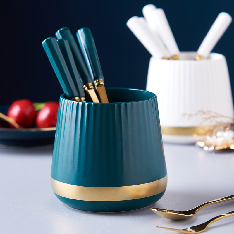 高端水果叉不锈钢家用可爱水果签果插收纳罐套装甜品蛋糕月饼叉子