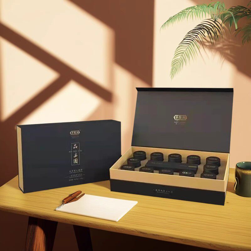 品三国羊楼洞老青茶赵李桥青砖茶礼盒装茶砖576g克黑茶叶湖北赤壁