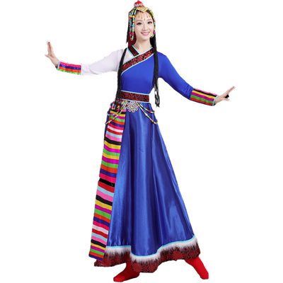 新款演出男女水袖蒙古藏族舞蹈