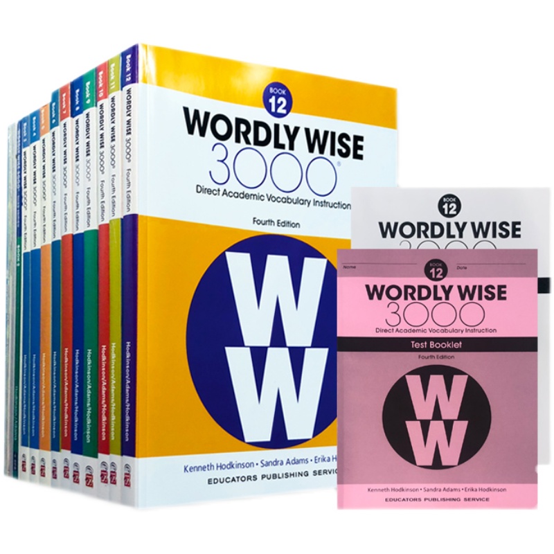 Wordly Wise 3000: Book全套K-12 Systematic Academic 英语单词 文具电教/文化用品/商务用品 课业本/教学用本 原图主图