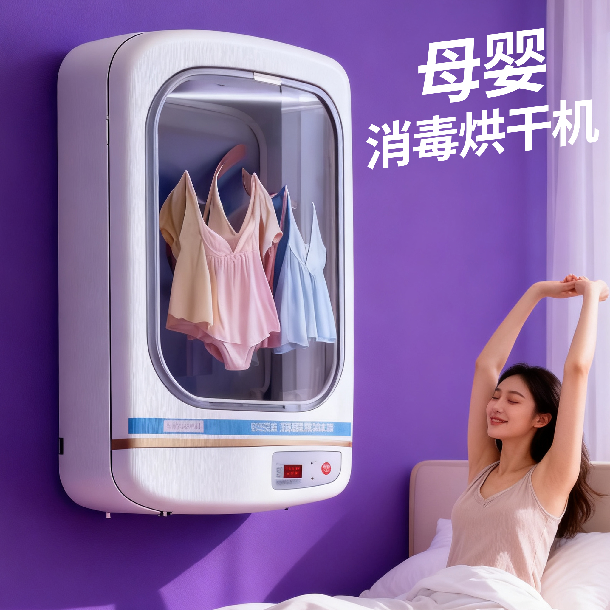 壁挂式紫外线杀菌消毒烘干机