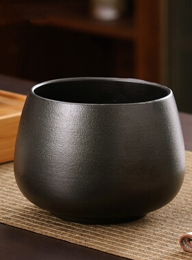 陶瓷桌面垃圾桶餐桌垃圾盘果皮碗家用客厅茶几台面上的零食收纳缸