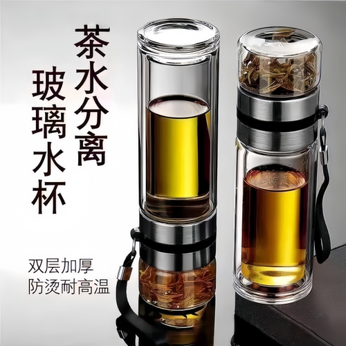 高硼硅玻璃杯摔不烂防爆加厚水杯