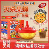 杀蝇饵剂苍蝇药果蝇诱捕器小飞虫粘蝇纸贴灭果实蝇神器家用杀虫剂