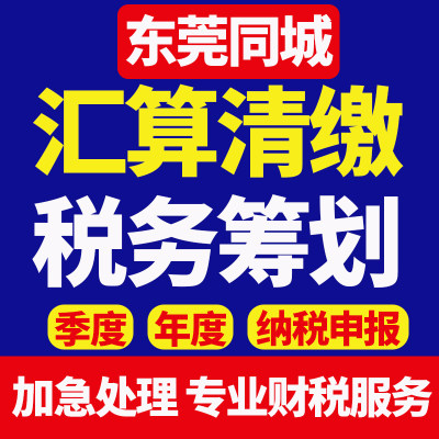 东莞市东莞市独资汇算年度工商个体公司清缴报税户注册申报企业