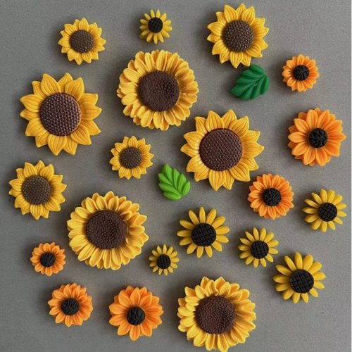 可爱冰箱贴磁性贴向日葵太阳花