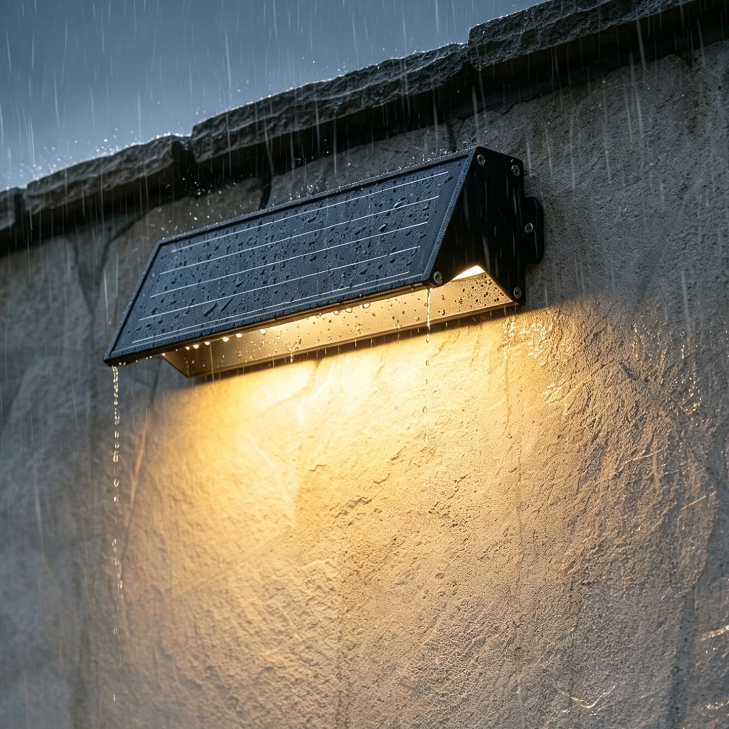 太阳能LED壁灯黑色户外庭院防水现代简约户外壁灯户外庭院灯