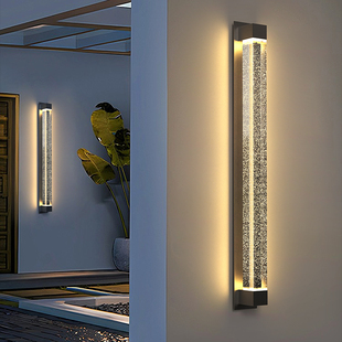 户外防水长条壁灯露台阳台大门门前壁灯室外墙壁灯花园景观庭院灯