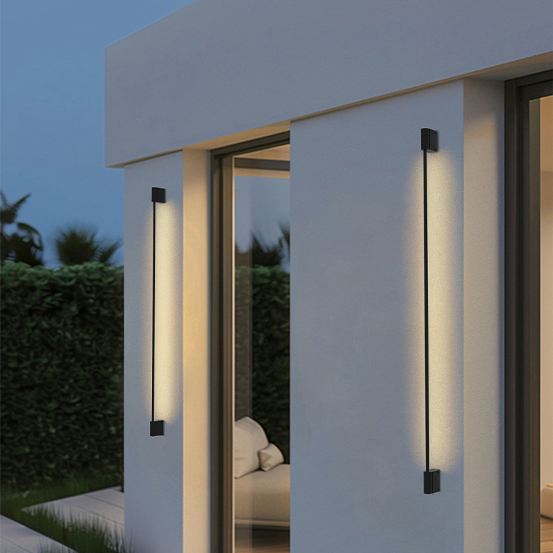 长条壁灯室外门口背景墙过道壁灯