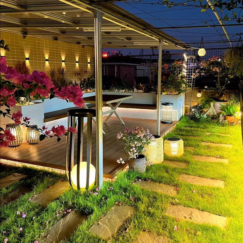 高碧格格户外庭院花园布置灯