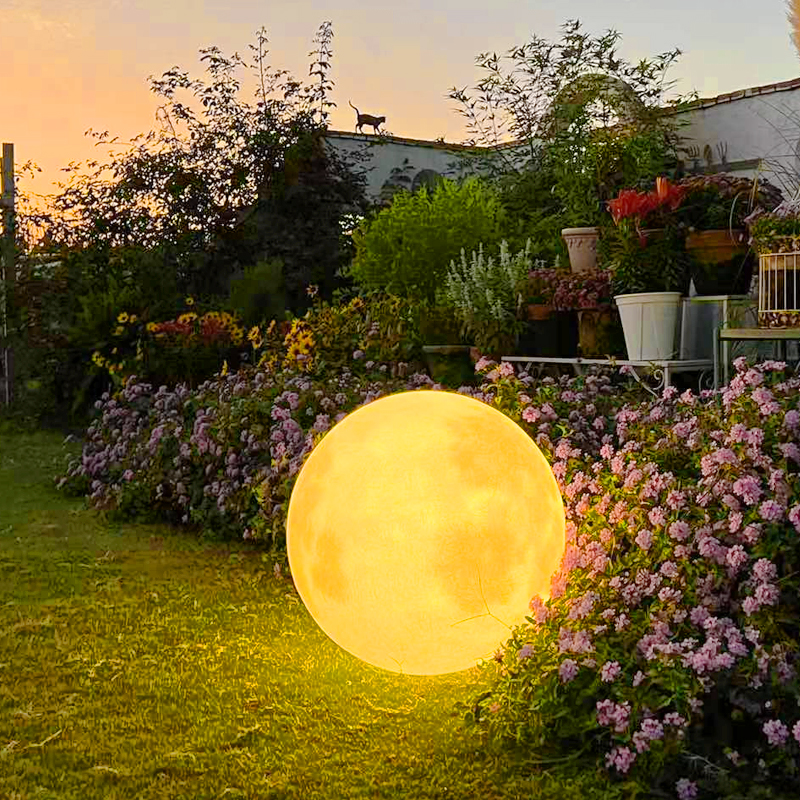 高碧格格户外防水别墅庭院月球灯