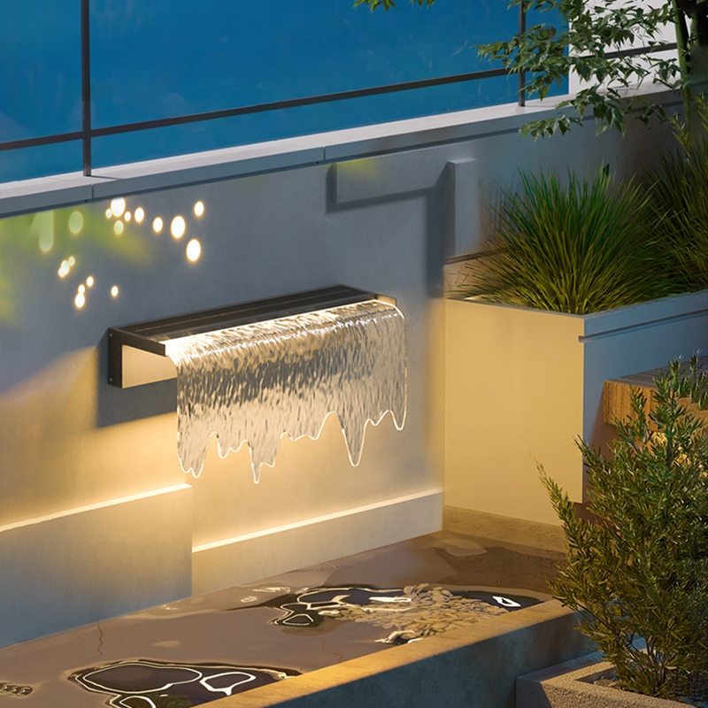 户外太阳能壁灯防水别墅庭院壁灯