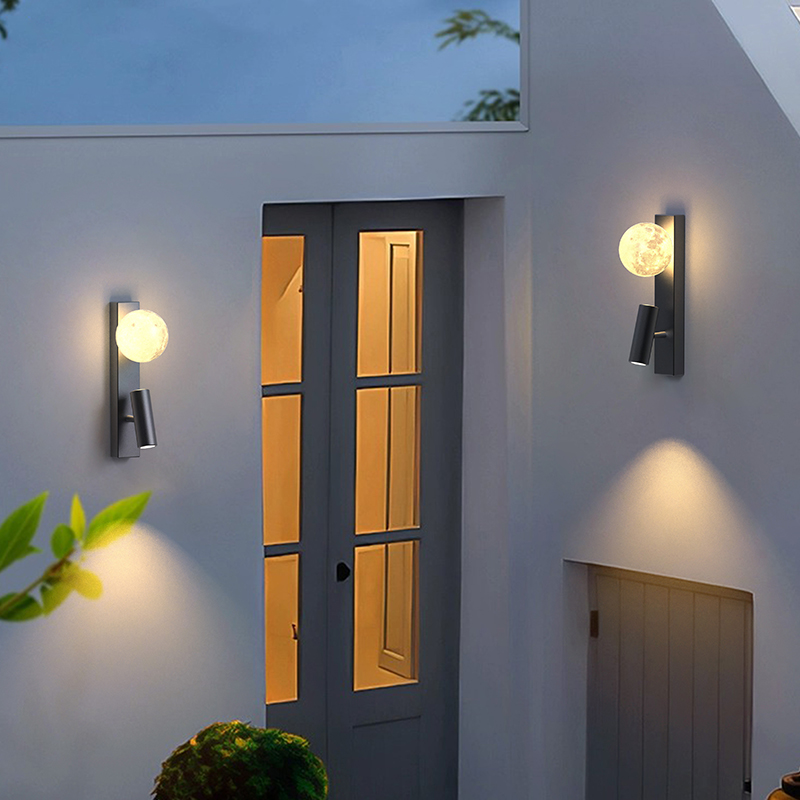 高碧格格别墅简约人体感应壁灯